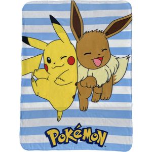 Nintendo - Pokémon - Pikachu & Eevee Pool Dekentje 100 x 140cm