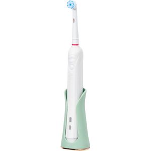 Durani - Elektrische Tandenborstelhouder - Groen - Flexibele Siliconen - Hangend aan de Muur Zonder Boren