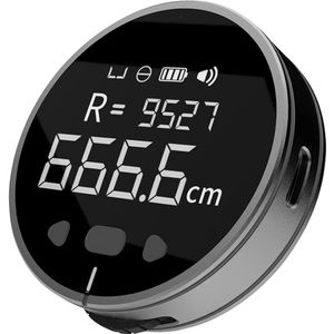 Kleine Elektronische Heerser 8 in 1 met LCD Scherm en Afstandsmeter tot 99 m – Handheld Lengte Meetinstrument