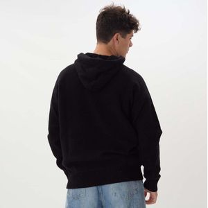 Osborne Knitwear Hoodie - Lamswol - Black - 3XL