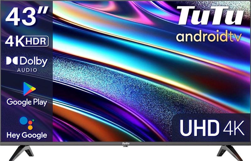 TUTU TUS43UQ1A 4K UHD LED Google TV Frameless