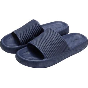 Happy Flops - Slippers - Donkerblauw - Dames - Heren - Badslippers - Maat 38/39 - HappyFlops