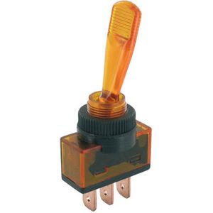 Tuimel schakelaar aan - uit amber 12V 20A