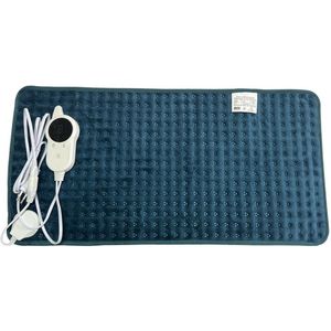 EuniLife - Kwalitatieve Elektrische Verwarmingskussen - Voetenwarmers - Nek - Schouders - Buik - Heating Pad - Verwarmingskussen XL - Wasbaar - 60x30cm - Groen