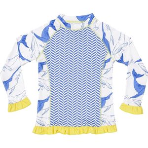 Ducksday - UV-werend Zwemshirt - promo - UPF50+ - sneldrogend - lange mouwen - meisje - Willie - maat 92-98