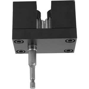 Impact Power Assisted Crimper, Sheet Metal Crimping Plier Pipe Metal Impact Driver Duct Swaging Tool for 0.41 to 0.71mm Round Metal Tube