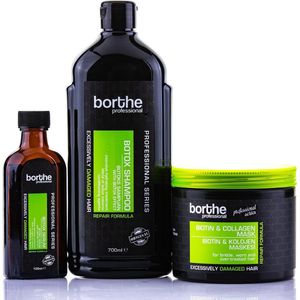 Borthe Professional -  Botox- Biotin Haarverzorgingsset - Geschenkset - Complete haarverzorging