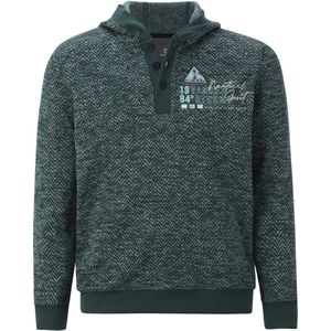 Jan Vanderstorm - HARGARD - Gebreid Fleece Shirt - Petrol