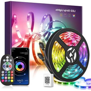 30m Bluetooth RGB Meerkleurige LED Strip Lights - Synchronisatie met Muziek - Kastdecoratie - Interieurdecoratie .