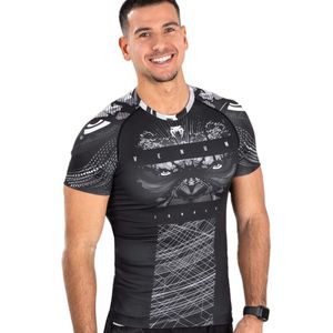 Venum Gorilla Jungle Rash Guard Zwart Wit - M