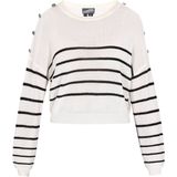 myMo - ROCKS - Trui - Zwart - Dierenprint - Losse Pasvorm