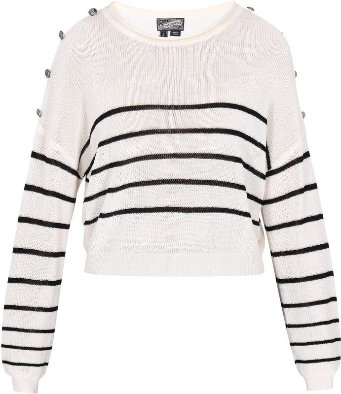 myMo - ROCKS - Trui - Zwart - Dierenprint - Losse Pasvorm