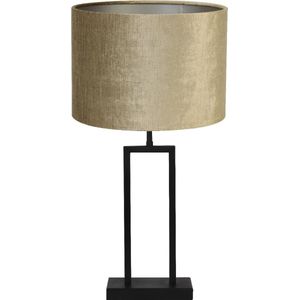 Light & Living Tafellamp Shiva/Gemstone - Zwart/Brons - Ø30x62cm -