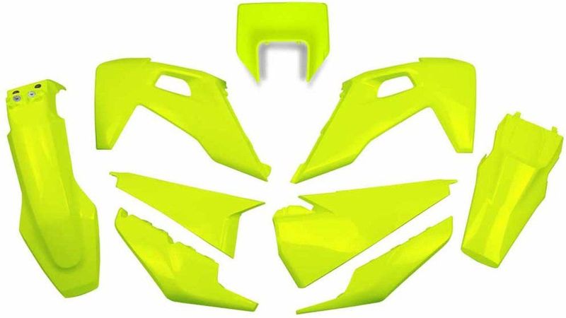 Ufo - Husqvarna FE 250 - Plastic Set - Compleet - Zwart