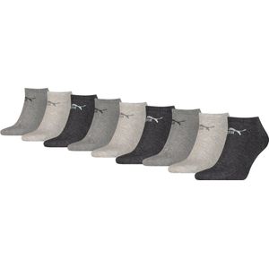 PACK van 9 Puma unisex sneakersokken in retro-design, enkelhoog voor heren en dames