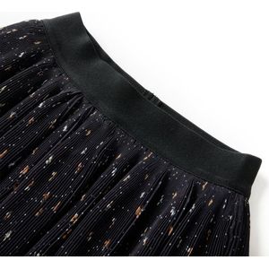 vidaXL-Kinderrokje-met-gelaagde-ruches-92-zwart