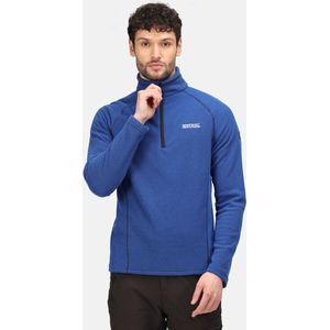 De Regatta Kenger Wandelfleece - Heren - Halve Rits - Honingraatpatroon - Koningsblauw