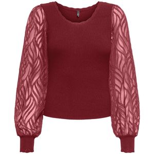 Only Julie Rib Mix Knit Trui Dames - Maat S