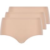 Chantelle - 3-pack Soft Stretch Hipster - Beige - Dames Hipster Naadloos