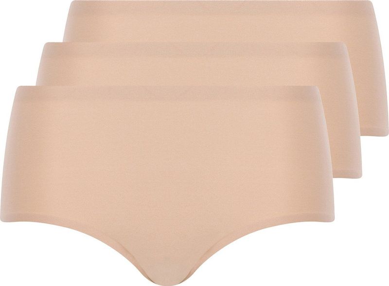 Chantelle - 3-pack Soft Stretch Hipster - Beige - Dames Hipster Naadloos