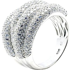 Ring - zilver - Zirkonia - Verlinden juwelier
