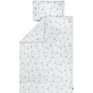 Julius Zöllner - Kinderbeddengoed Jersey - Savanne Grau - 100x135 + 40x60 cm