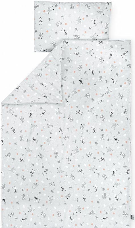 Julius Zöllner - Kinderbeddengoed Jersey - Savanne Grau - 100x135 + 40x60 cm