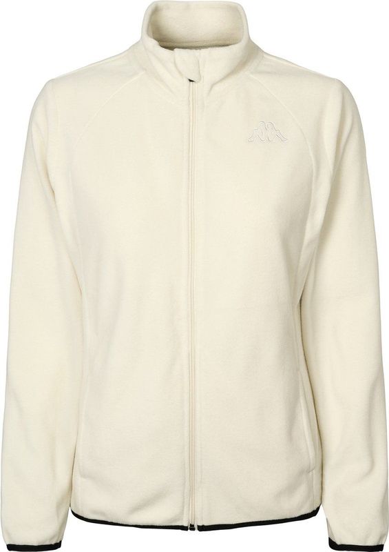 KAPPA - Savaux - Fleece Jas - Wolwit - Raglanmouwen - Ritssluiting