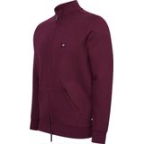 Cappuccino Italia - Heren Sweaters Fleece Zip Jack - Rood - Maat XXL