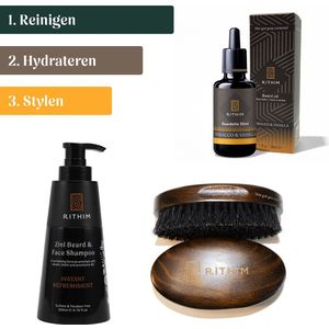 Rithim® Baardverzorging - Starter-Pack - Tobacco & Vanilla Edition - Baardset