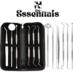E essentials® Tandsteen verwijderaar set - Tandsteenverwijderaars - Tandarts set - gebit verzorging