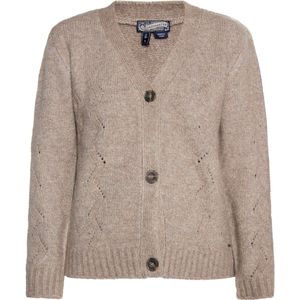 Dreimaster - Vest - Modder Melange - Dames