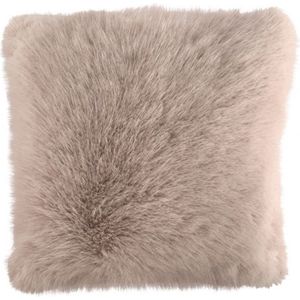 Tiseco - Kussen (gevuld) JUNE - Machinewasbaar - 45x45 cm, taupe