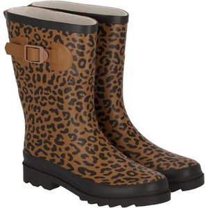 Leopard damesregenlaars Rubber Rain Boots van XQ 41