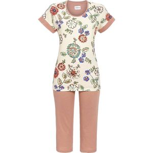Bonte bloemen pyjama Ringella - Roze - Maat - 36
