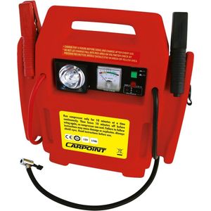 Carpoint Jumpstarter met Compressor zwart/rood