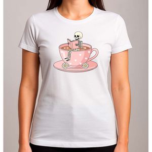 Chapters & Coffee - T Shirt - BookLover - BookGirl - BookishGirls - BookAddict - BoekenLiefhebber - LezendeMeisjes - Leesplezier - Cute