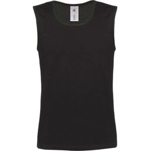 Tank Top Heren XL B&C Mouwloos Black 100% Katoen