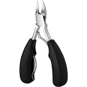 Professionele nagelknipper van roestvrij staal - Verdikt en schuin ontwerp voor gemakkelijker knippen van hardnekkige, dikke en ingegroeide nagels - Geschikt voor voetverzorging (unisex)