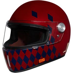 Nexx X.G100R Checkmate Burgundy XL - Maat XL - Helm