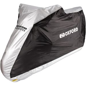Oxford Aquatex - Motorhoes - Waterdicht - Inclusief Opbergtas - Gesealde Naden - Universeel - Maat M - 229 x 99 x 125cm
