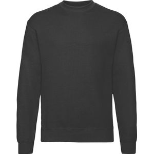 Zwarte unisex sweater Classic Fruit of the Loom maat 3XL