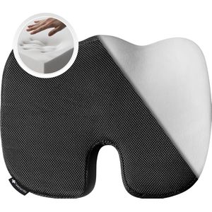 Zitkussen orthopedisch & ergonomisch - stuitkussen - wigkussen - zitkussen auto - ringkussen - traagschuim - stuitje