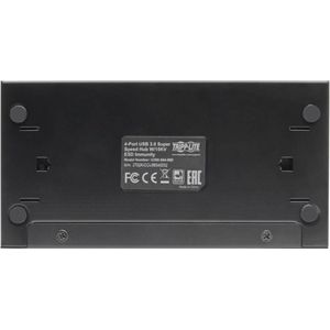 Tripp Lite U360-004-IND interface hub USB 3.2 Gen 1 (3.1 Gen 1) Type-B 5000 Mbit/s Zwart