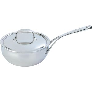 Demeyere Atlantis Conische sauteuse - Met inox deksel - Ø 20 cm