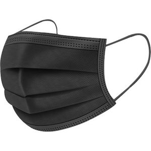 JUNAI Zwart herbruikbaar Mondmasker wasbaar