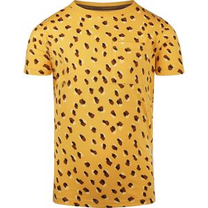 Koko Noko R-boys 3 Jongens T-shirt - Warm yellow - Maat 134