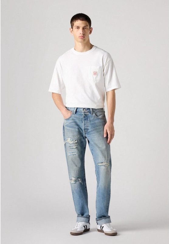 Levi's - 501 Originals - Jeans - Blauw - Normale Pasvorm - Rechte Pijp