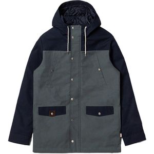 Revolution Blocked Parka Jacket Navy maat S