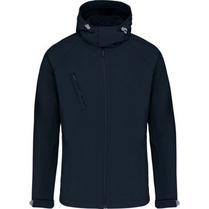 Kariban Heren softshell jas met afneembare capuchon K413 - Navy - 3XL